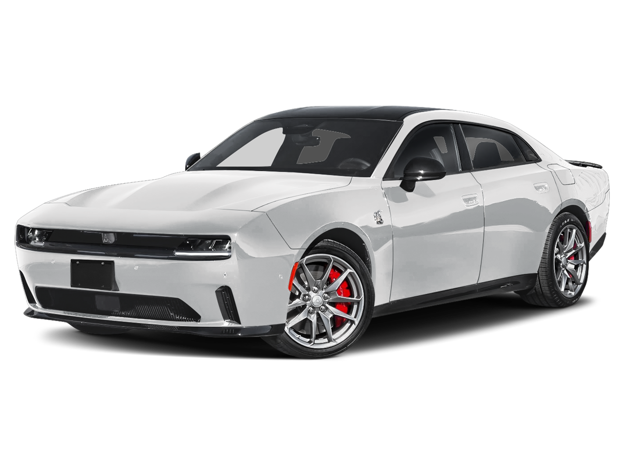 2026 Dodge Charger R/T in White — front three-quarter view
