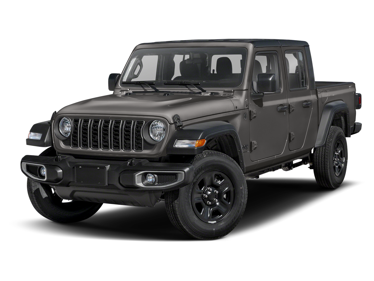 2026 Jeep Gladiator GLADIATOR 85TH ANNIVERSARY EDITION 4X4 in Granite Crystal Metallic Clear-Coat Exterior Paint — front three-quarter view