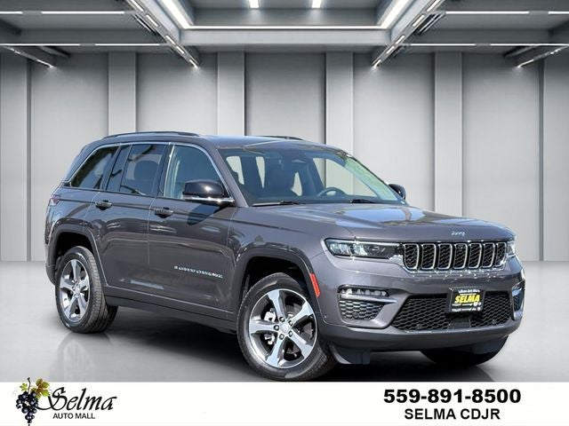 2023 Jeep Grand Cherokee 4xe 4xe in Baltic Gray Metallic Clearcoat — front three-quarter view
