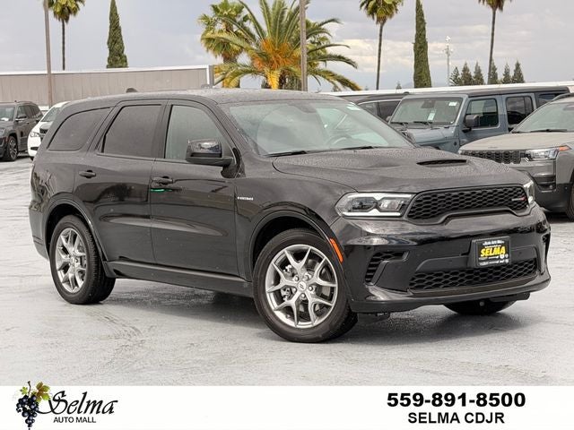 2026 Dodge Durango DURANGO GT AWD HEMI V8 in Diamond Black Clear-Coat Exterior Paint — front three-quarter view